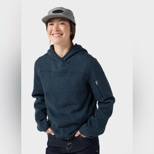 Stio Sweetwater Fleece Hoodie Shadow Heather size XXL